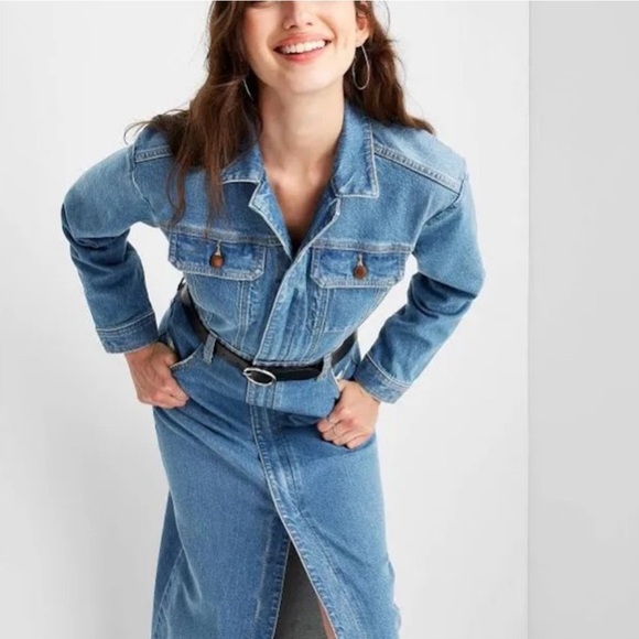 Universal Thread Women's Long Sleeve Denim
Maxi Shirtdress Size 2 - Picture 5 of 6